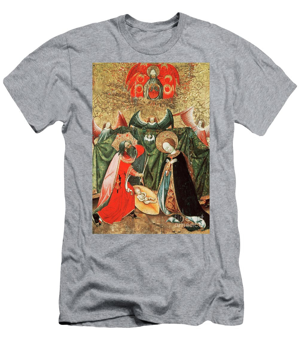 The Nativity Altarpiece From Verdu 1432 34 Jaume Ferrer T-Shirt