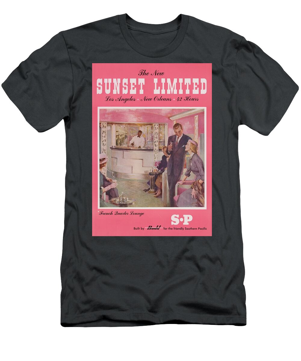 The New Sunset Limited Los Angeles New Orleans Hours Sperry American Th Century T-Shirt