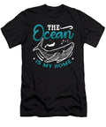 The Ocean Is My Home Freediving Apnoe Freediver Tshirtconcepts Marvin Poppe T-Shirt