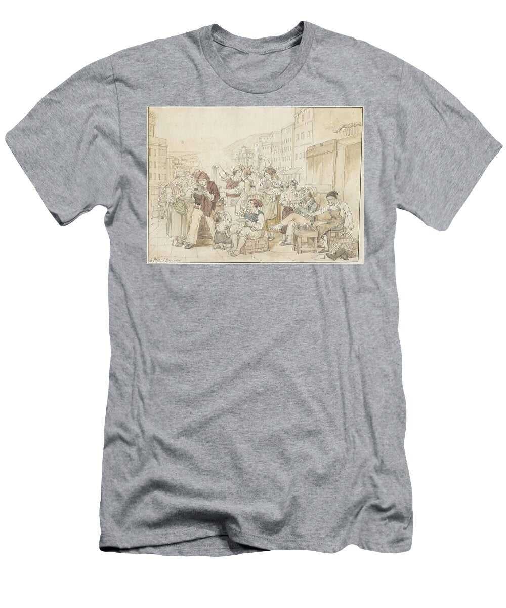 The Pasta Vendor Bartolommeo Pinelli T-Shirt