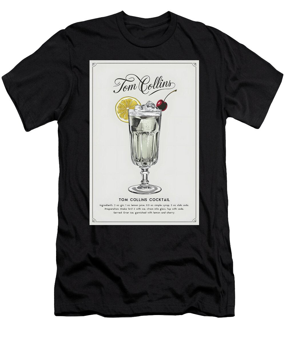 The Perfect Tom Collins Cocktail Dale Kincaid T-Shirt