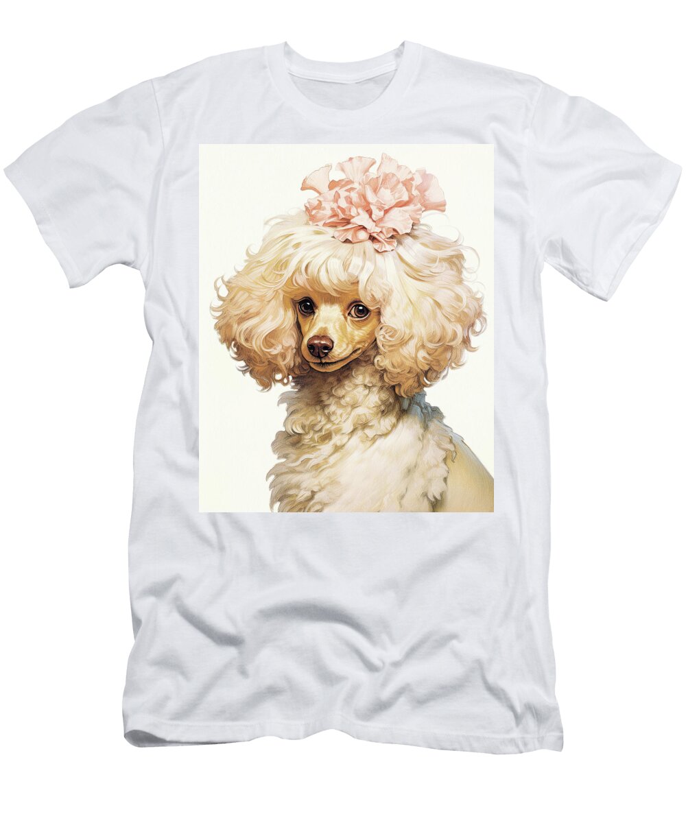 The Poodle Dog 003 Odessa Leyendecker Odessa Leyendecker T-Shirt