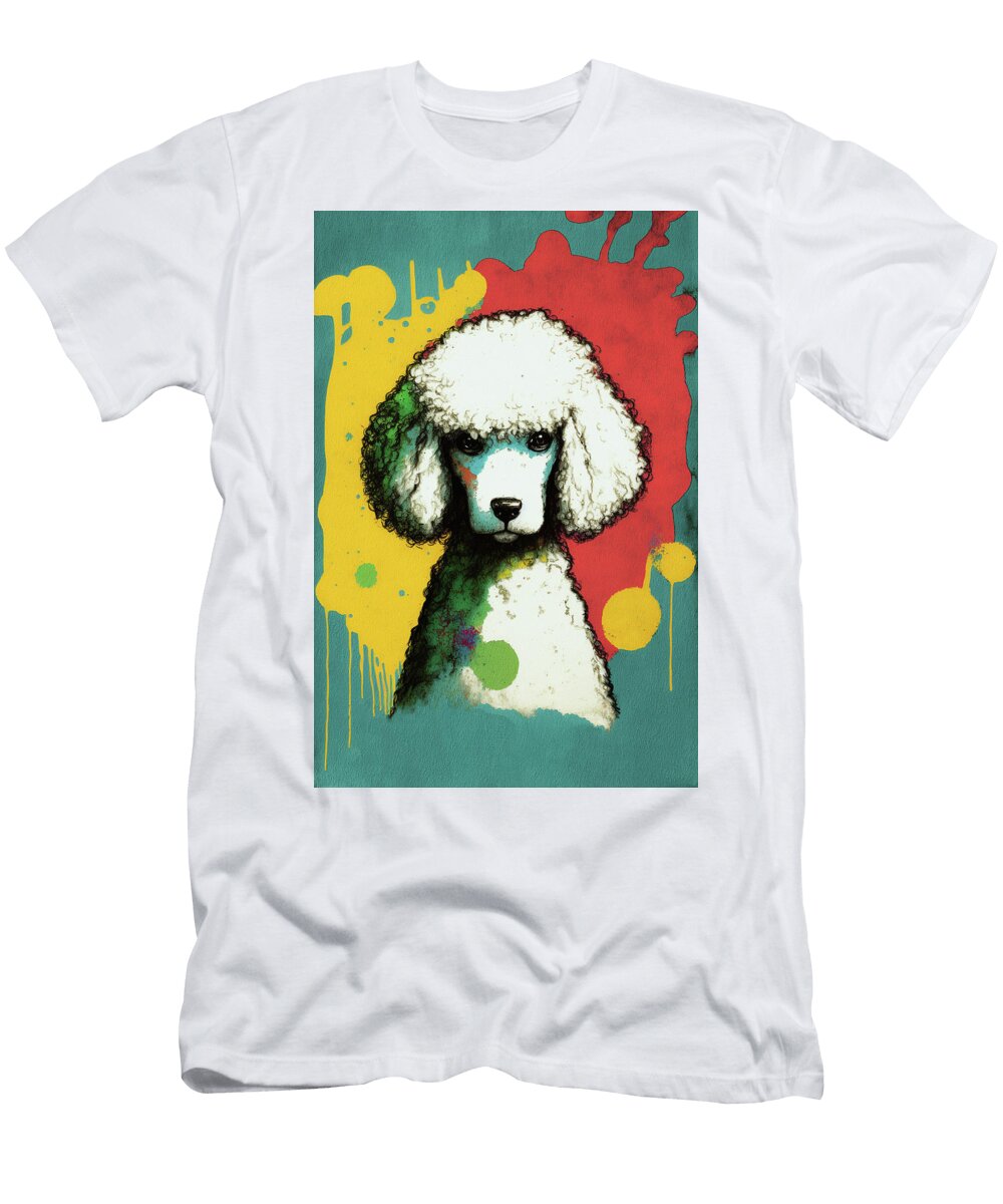 The Poodle Dog Composition 004 Aryu T-Shirt