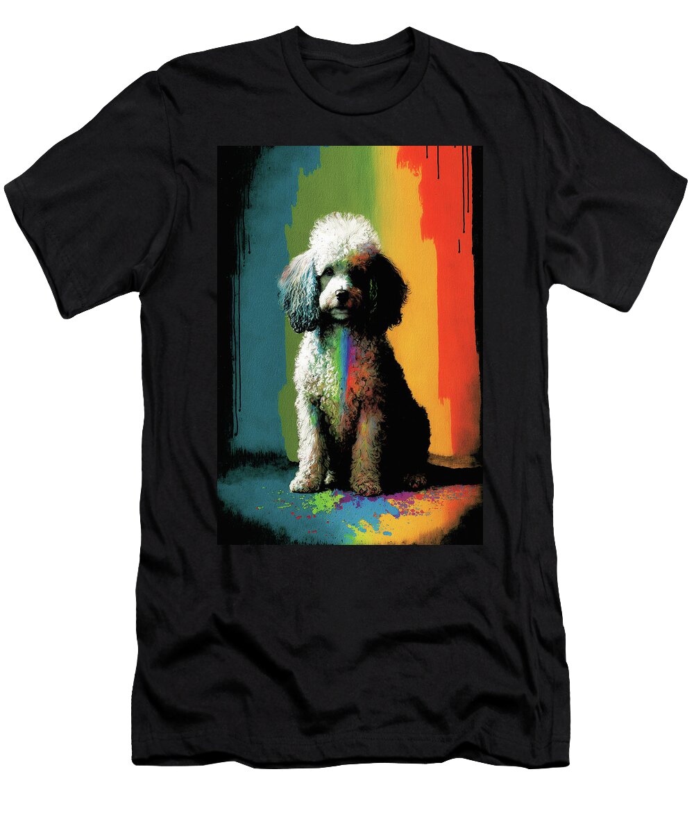 The Poodle Dog Composition 006 Aryu T-Shirt