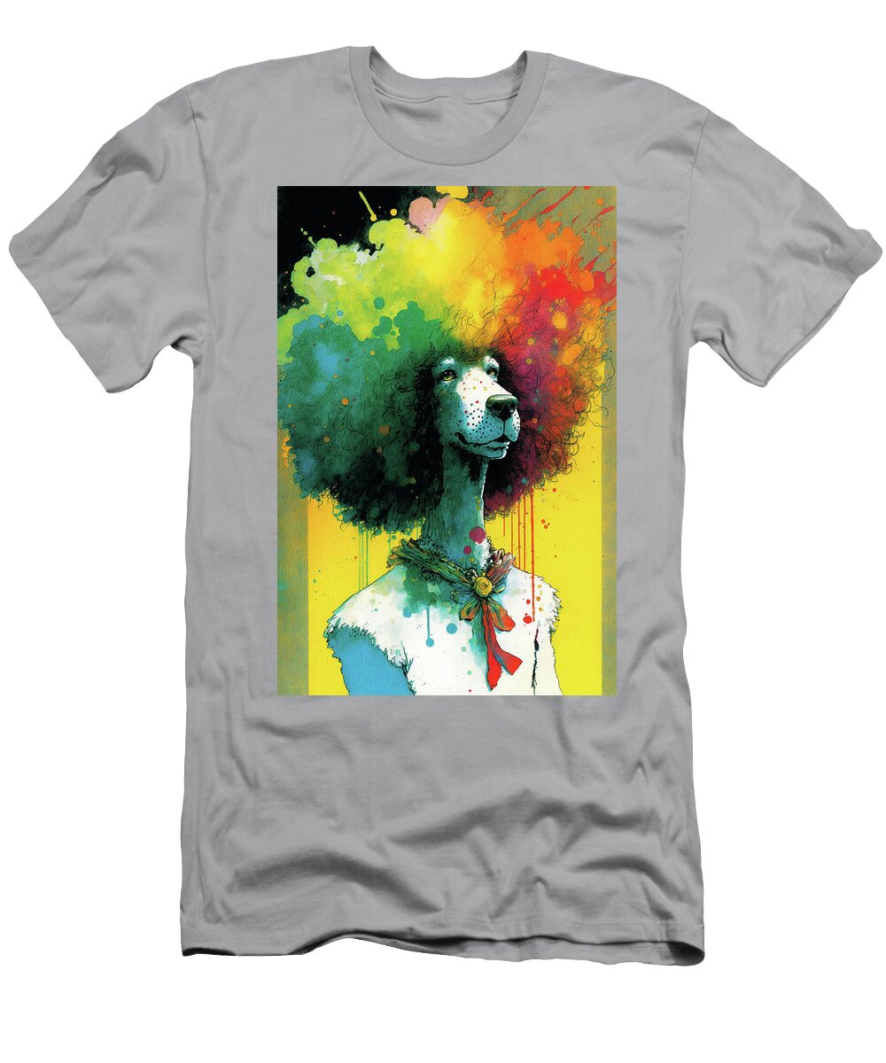 The Poodle Dog Composition 007 Aryu T-Shirt