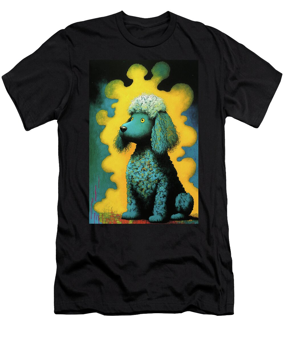 The Poodle Dog Composition 010 Aryu T-Shirt