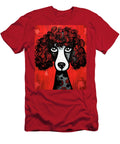 The Poodle Dog Red and Black 002 Ulises Dallaire Ulises Dallaire T-Shirt