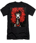 The Poodle Dog Red and Black 003 Ulises Dallaire Ulises Dallaire T-Shirt