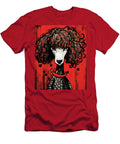 The Poodle Dog Red and Black 004 Ulises Dallaire Ulises Dallaire T-Shirt