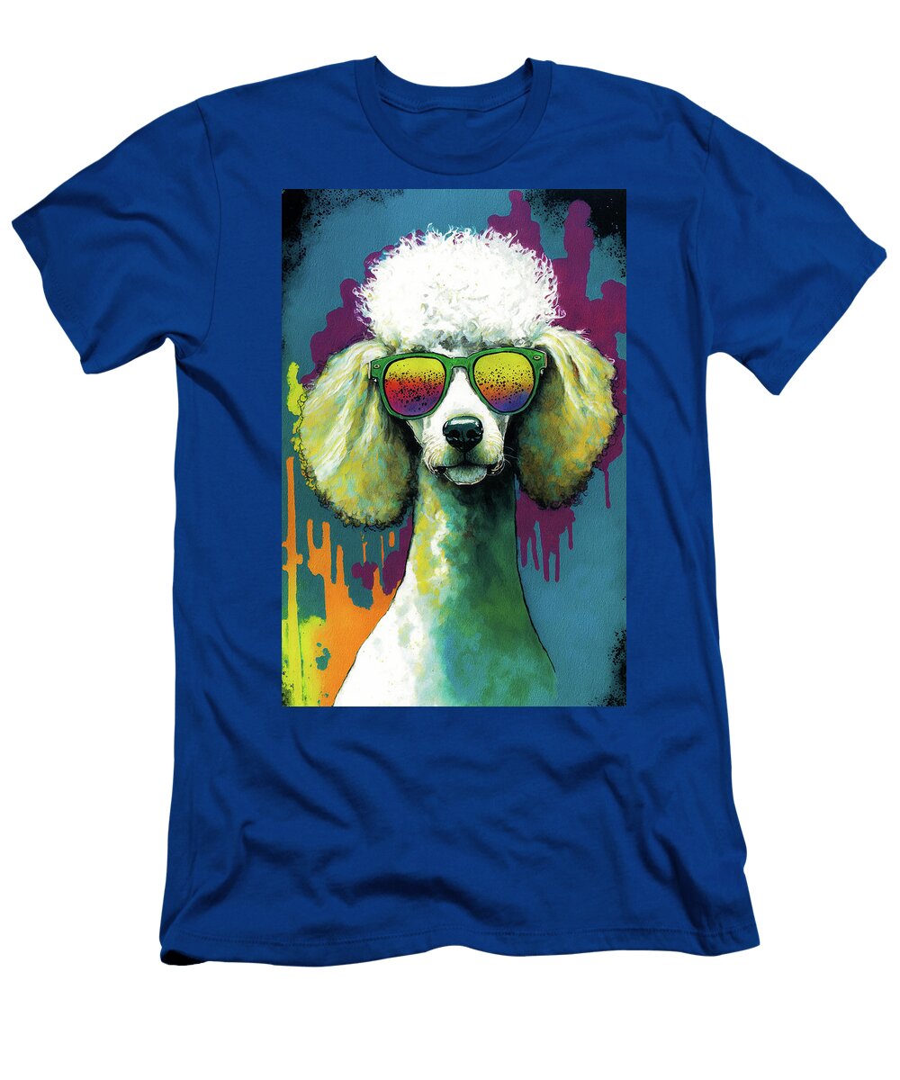The Poodle Dog with Sunglasses Composition 003 Aryu T-Shirt