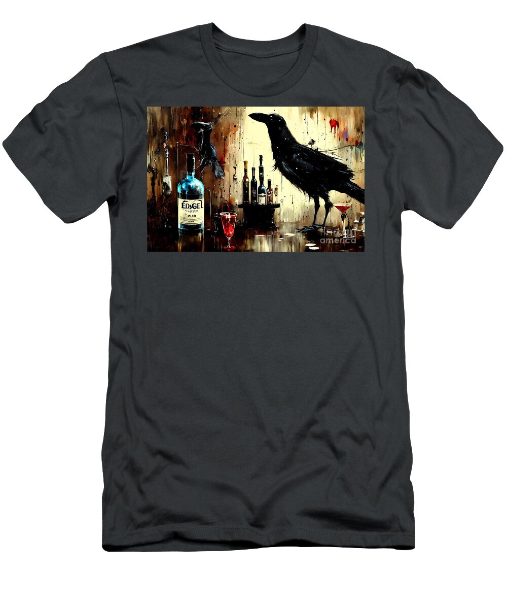 The Raven After Dark 20221203e Wingsdomain Art and Photography T-Shirt