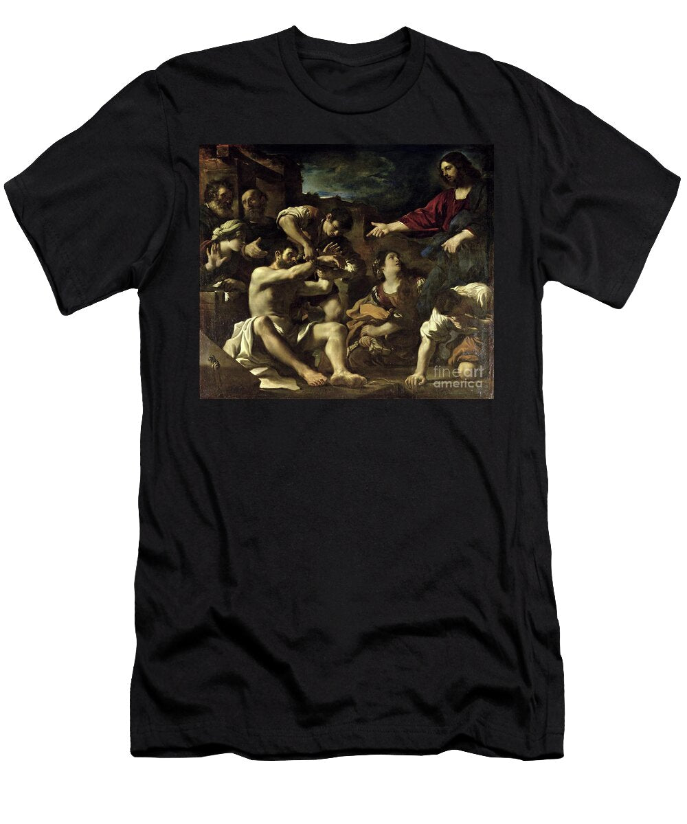The Resurrection of Lazarus C1619 Guercino T-Shirt