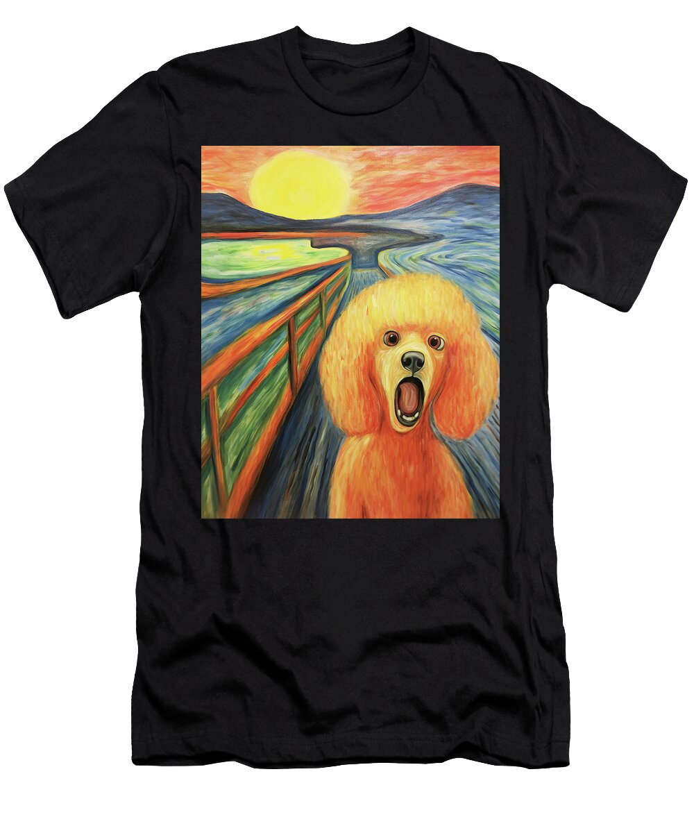 The Scream Poodle Dog 001 Pall Munch Pall Munch T-Shirt