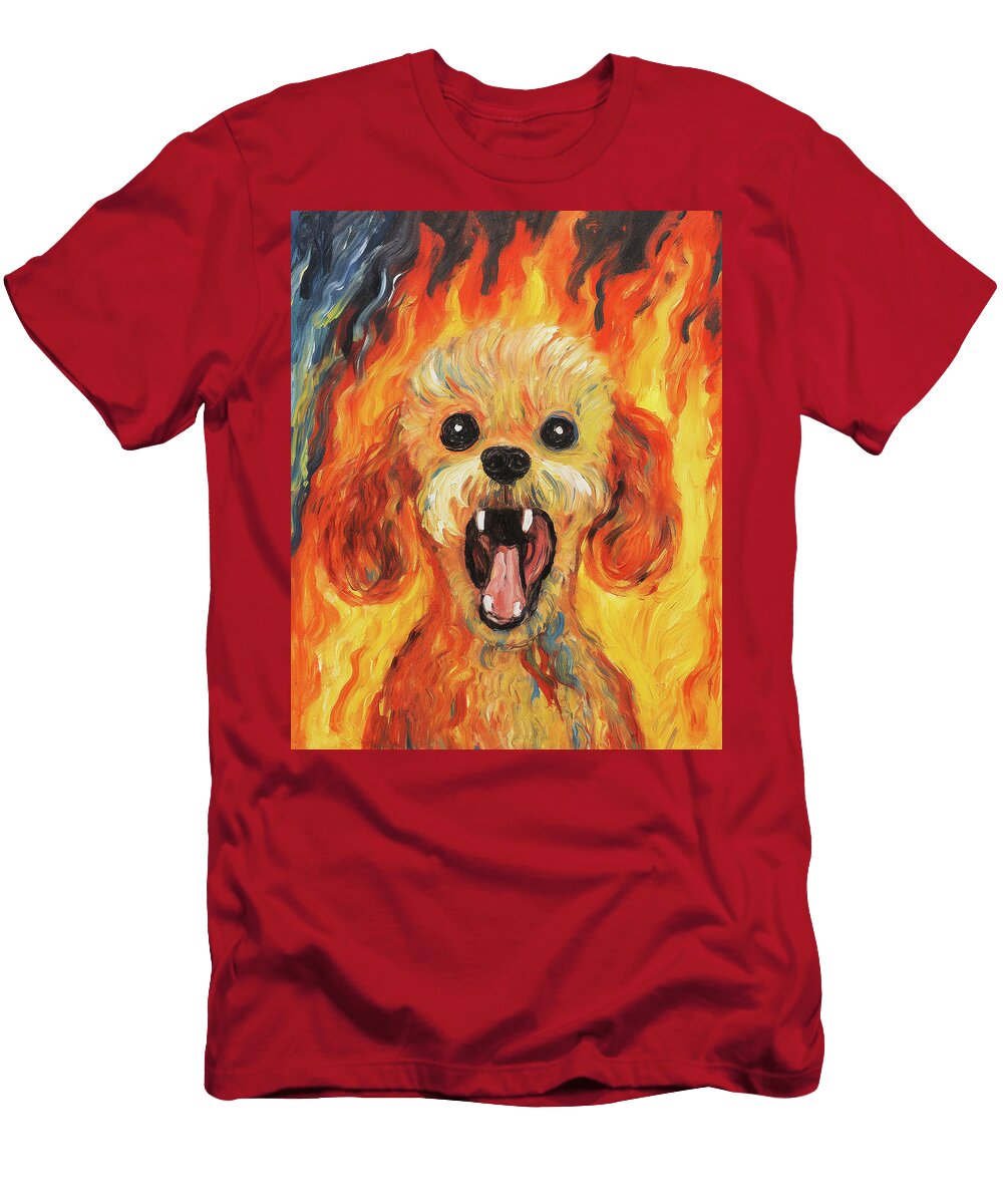 The Scream Poodle Dog 002 Pall Munch Pall Munch T-Shirt