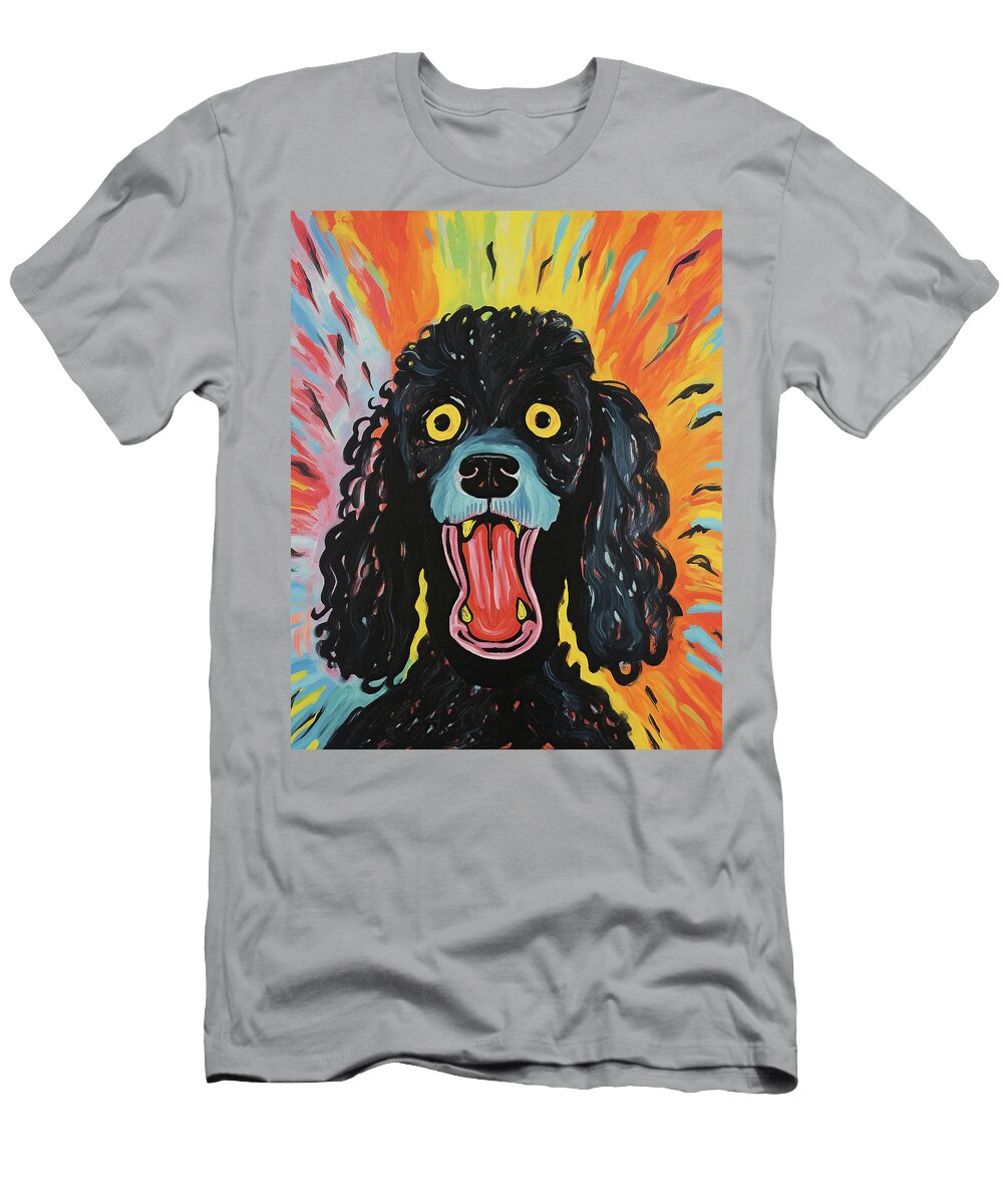 The Scream Poodle Dog 003 Pall Munch Pall Munch T-Shirt