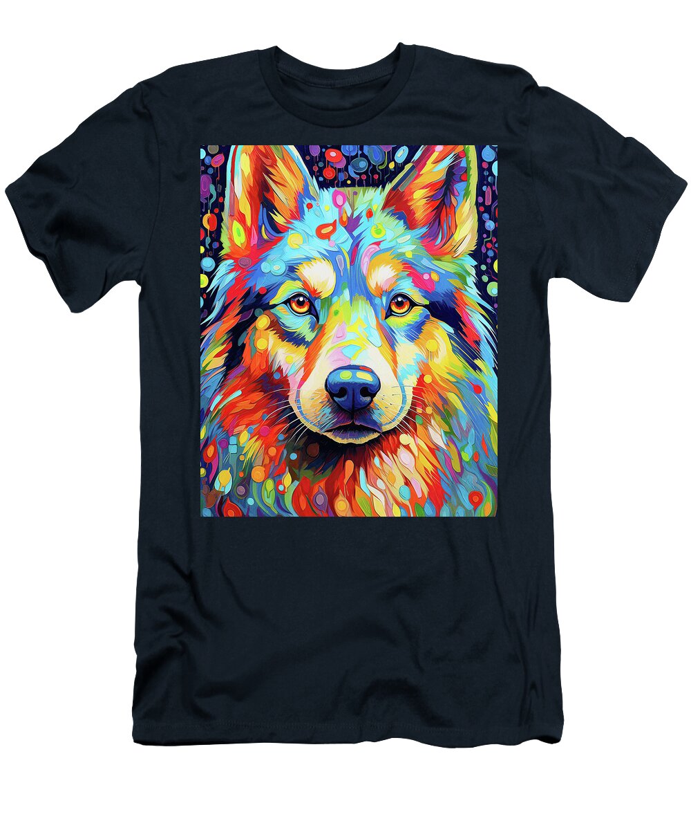 The Siberian Husky Dog 003 Zetton Ziana Zetton Ziana T-Shirt