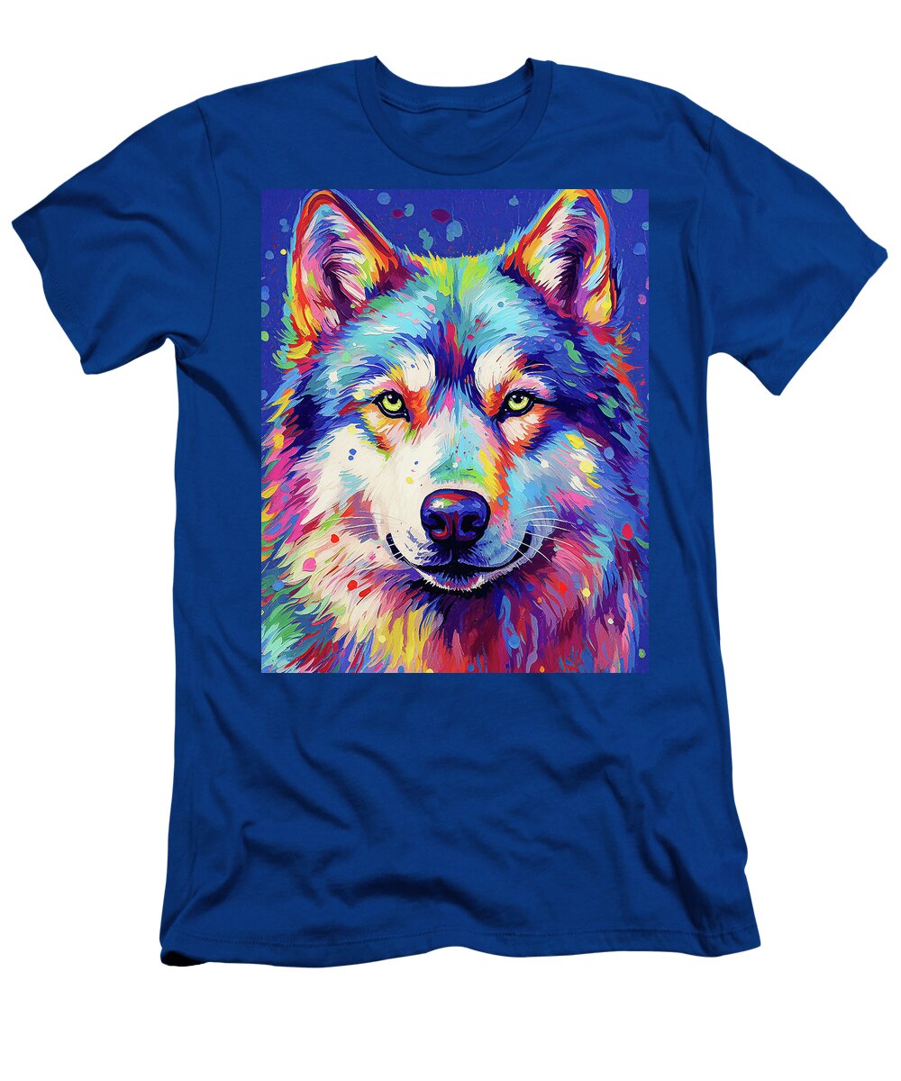 The Siberian Husky Dog 005 Zetton Ziana Zetton Ziana T-Shirt