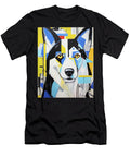 The Siberian Husky Dog Portrait 002 Sable Gabriel Sable Gabriel T-Shirt