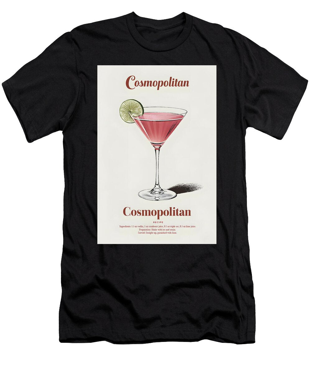 The Stylish Cosmopolitan Cocktail Dale Kincaid T-Shirt
