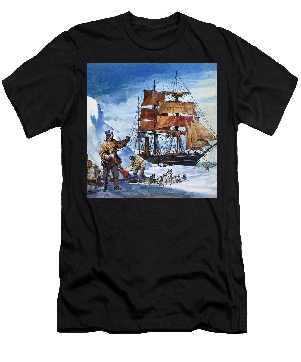 The Terra Nova in the Antarctic James Edwin Mcconnell T-Shirt