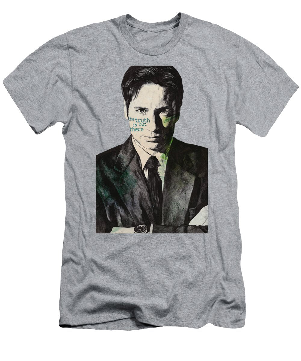 The Truth Is Out There Fox Mulder Portrait Marco Paludet T-Shirt