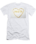 The Word Pasta Wagon Wheel Pasta in a Heart Penne Foodcollection T-Shirt