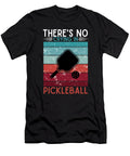 Theres No Crying in Pickleball Retro Paddles Racket Sport Anil Print T-Shirt