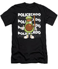 Thin Blue Line Avocado Policeman Cop Law Police Officer Crazy Squirrel T-Shirt