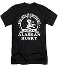 This Girl Is Protected By an Alaskan Husky Dog Tinh Tran Le Thanh T-Shirt