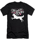 This Girl Loves Her Husky Dog Gift Tinh Tran Le Thanh T-Shirt