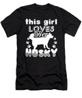 This Girl Loves Her Husky Dog Tinh Tran Le Thanh T-Shirt