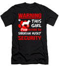 This Girl Pawtected By Siberian Husky Security Tinh Tran Le Thanh T-Shirt