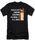 This Is My Human Costume Im Really a Llama Quote Tenshirt T-Shirt