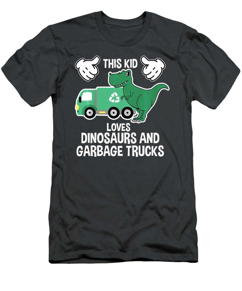 This Kid Loves Dinosaurs and Garbage Trucks Anh Nguyen T-Shirt