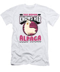 This Woman Knows Her Alpaca Guanaco Llama Vicuna Alpaca Marco Rothe T-Shirt