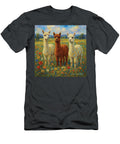 Three Alpacas in a Field Janice Maclellan T-Shirt