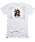 Three Female Villains Pose Together Graphic Illustration Matcha Coffe T-Shirt