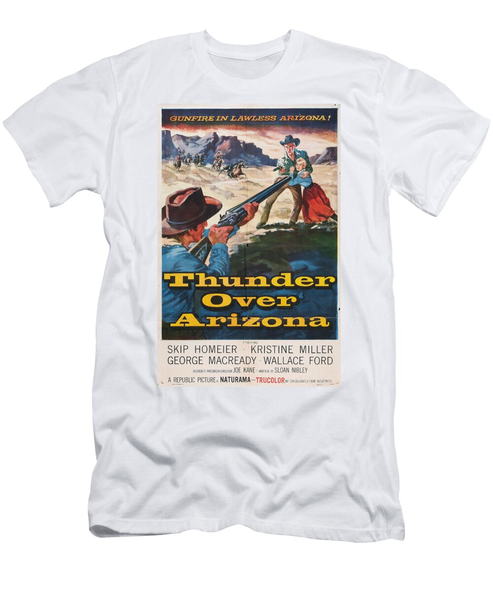 Thunder Over Arizona 1956 Original Movie Poster T-Shirt