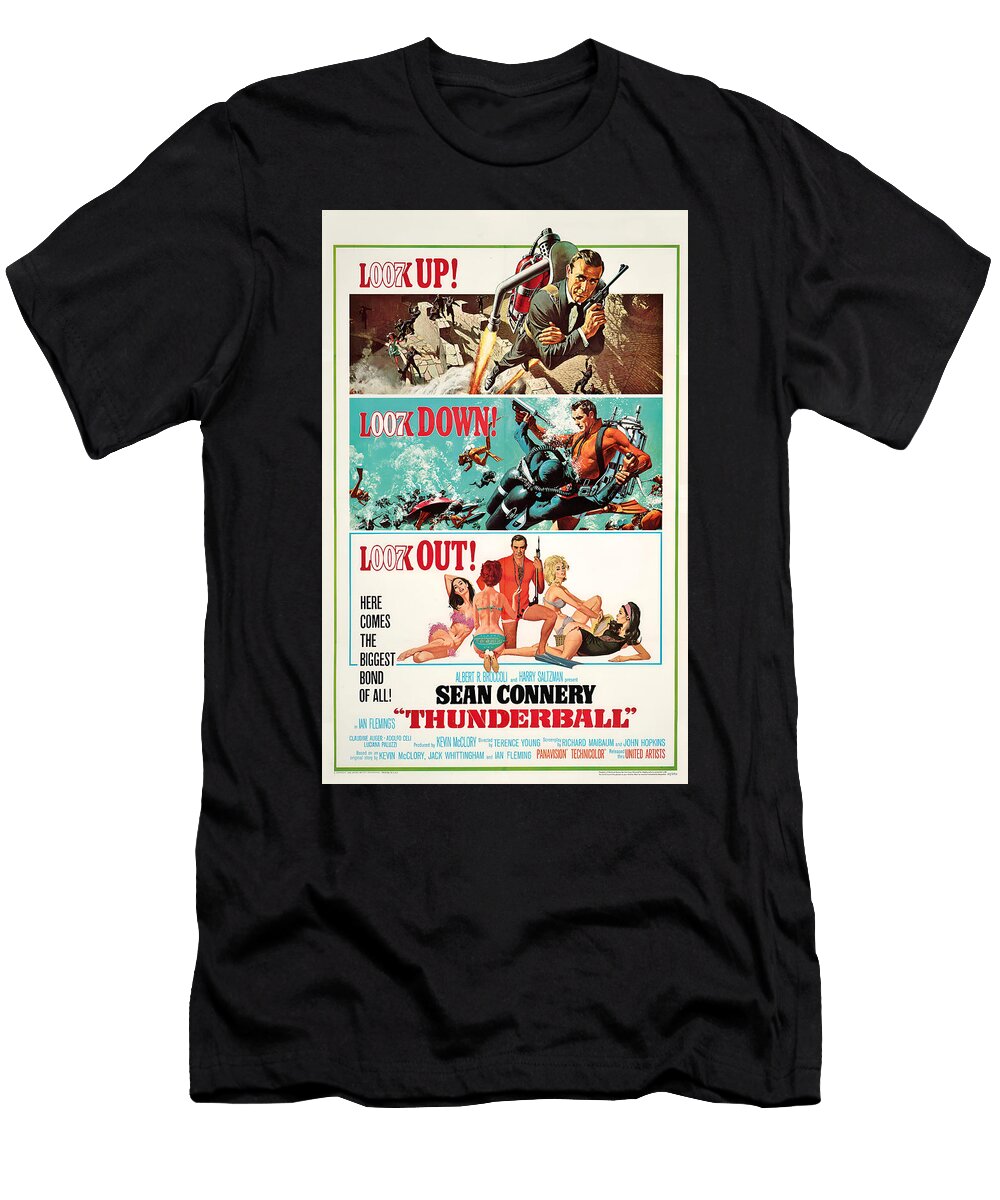 Thunderball 1965 Action Adventure Motion Picture T-Shirt