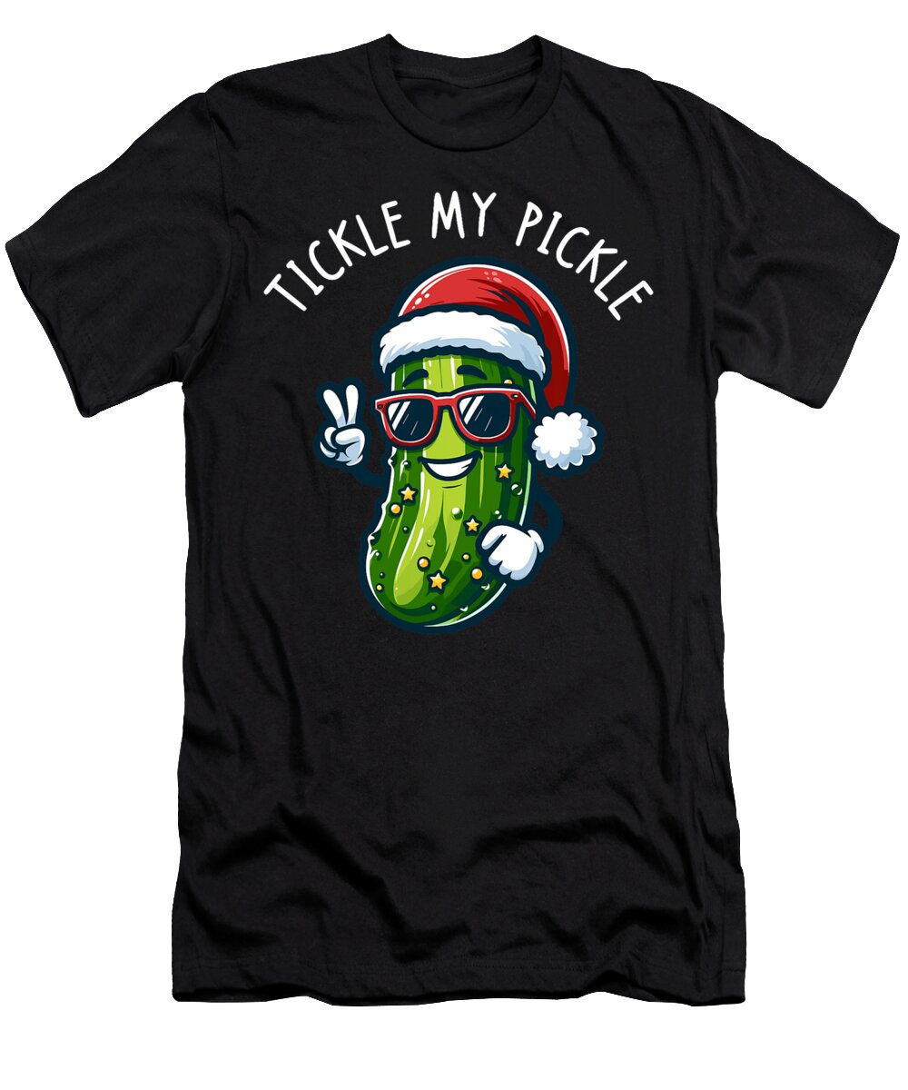 Tickle My Pickle Christmas Xmas Adult Humor Gifts Thepassionshop T-Shirt