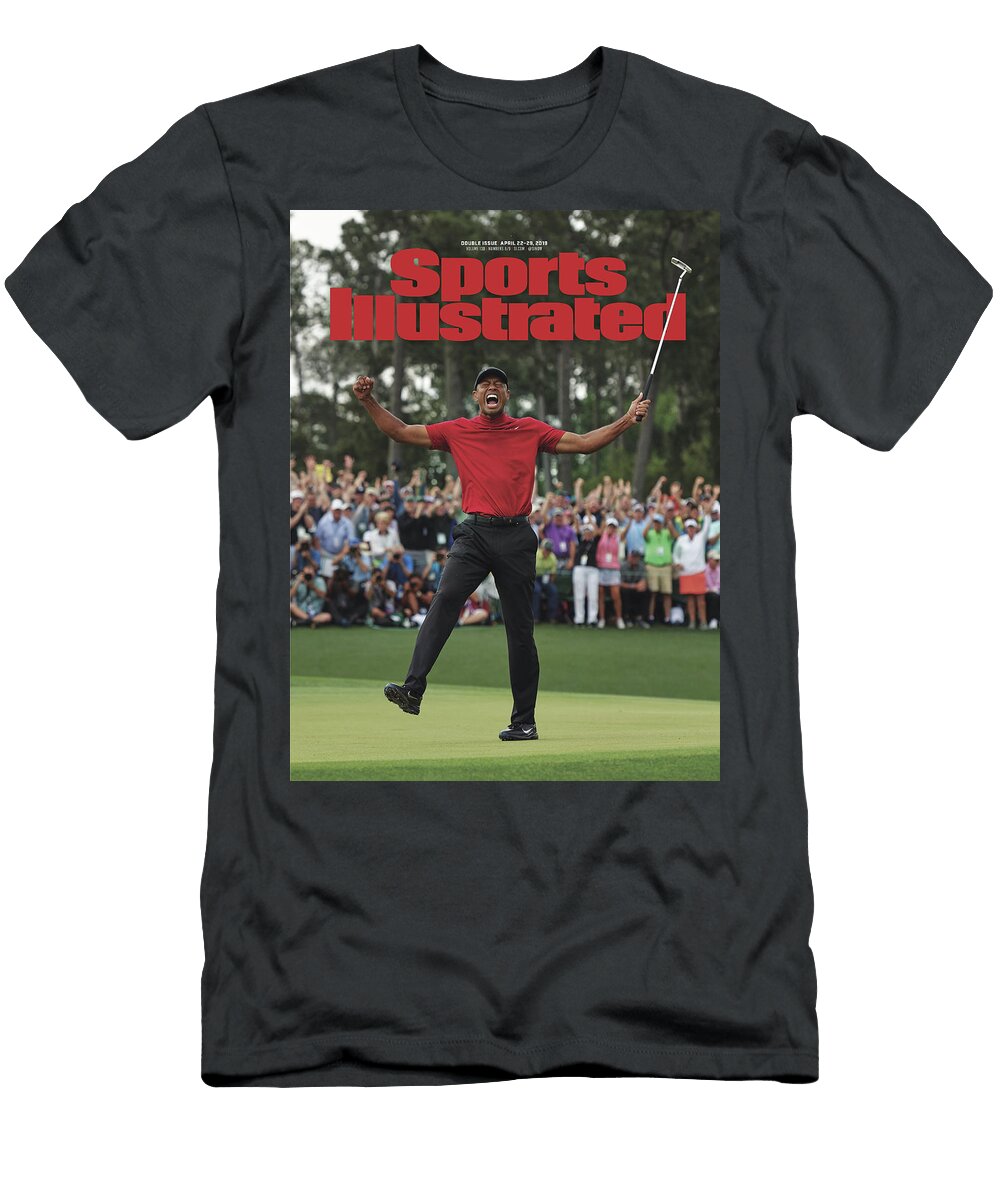 Tiger Woods 2019 Masters Tournament Champion April 22 2019 Sports Illustrated Cover T-Shirt