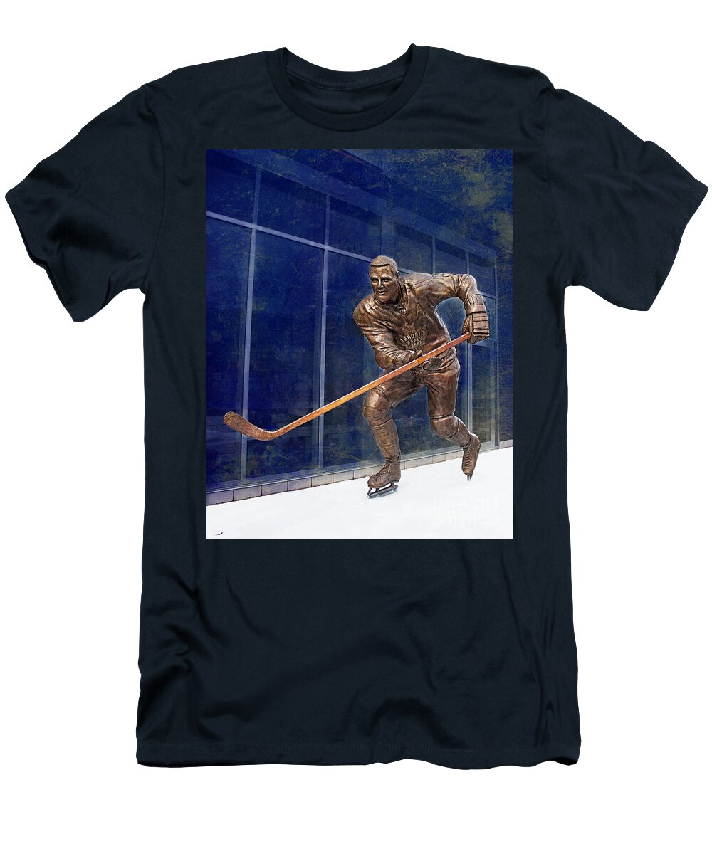 Tim Horton Bronze Statue Barbara Mcmahon T-Shirt