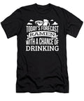 Todays Forecast Ramen with a Chance of Drinking Funny Gift Idea Orange Pieces T-Shirt
