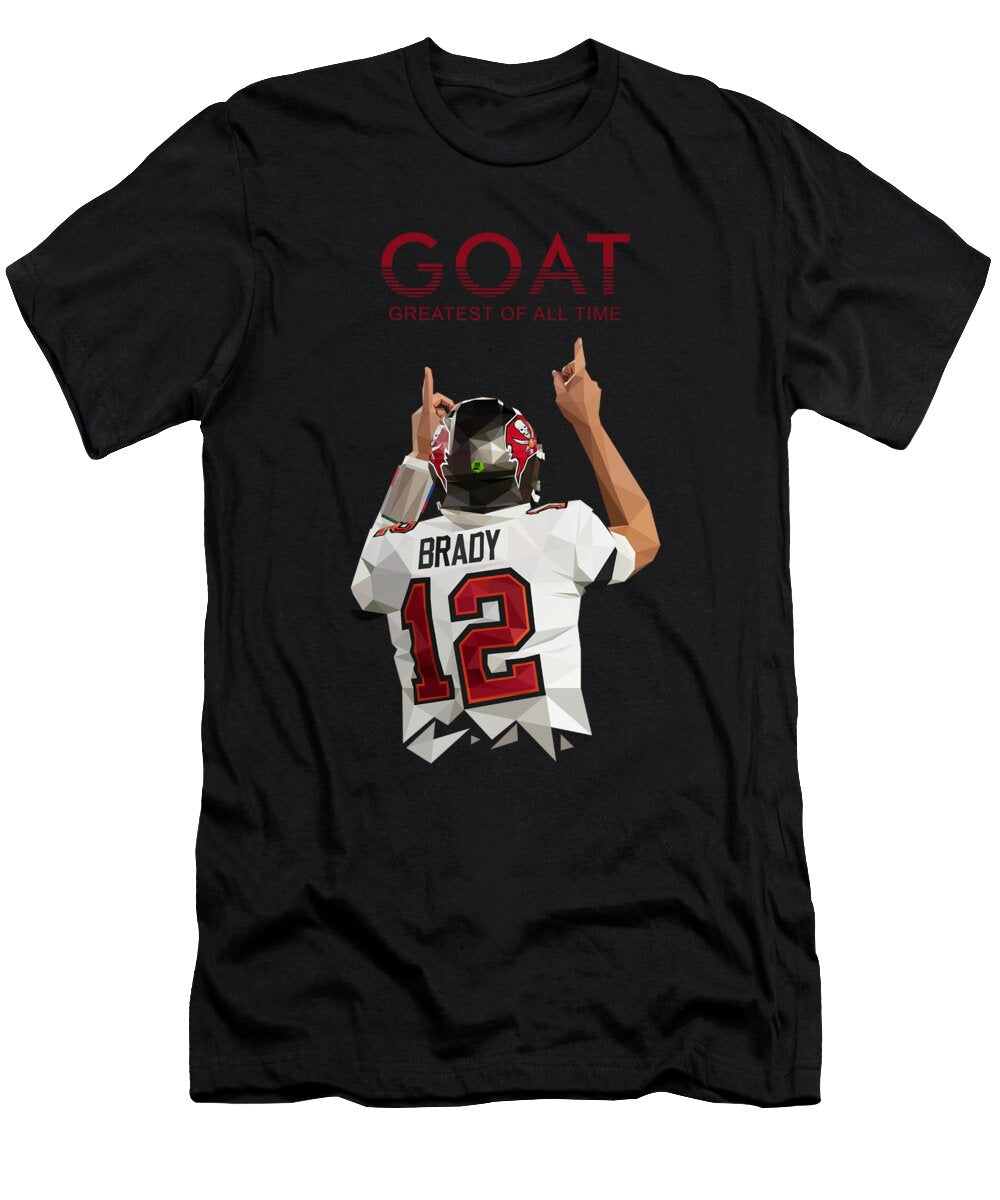Tom Brady in Lowpoly Art Style Yusuf Dedi Wijaya T-Shirt