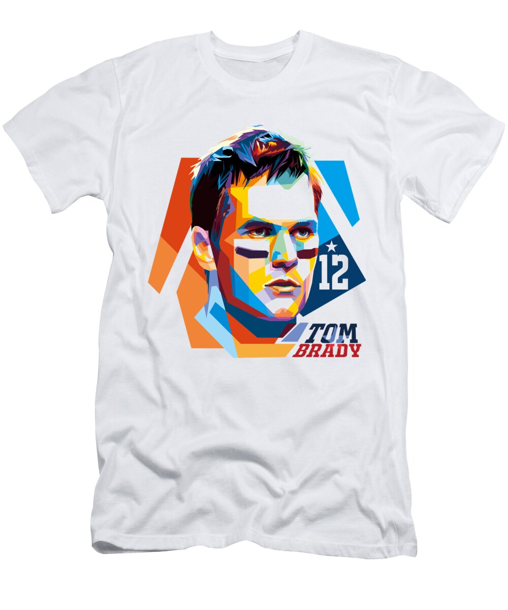 Tom Brady Patriots New England Madiaz Roby T-Shirt