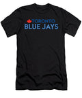 Toronto Blue Jays Baseball Team Text Logo Jaron Kunze T-Shirt