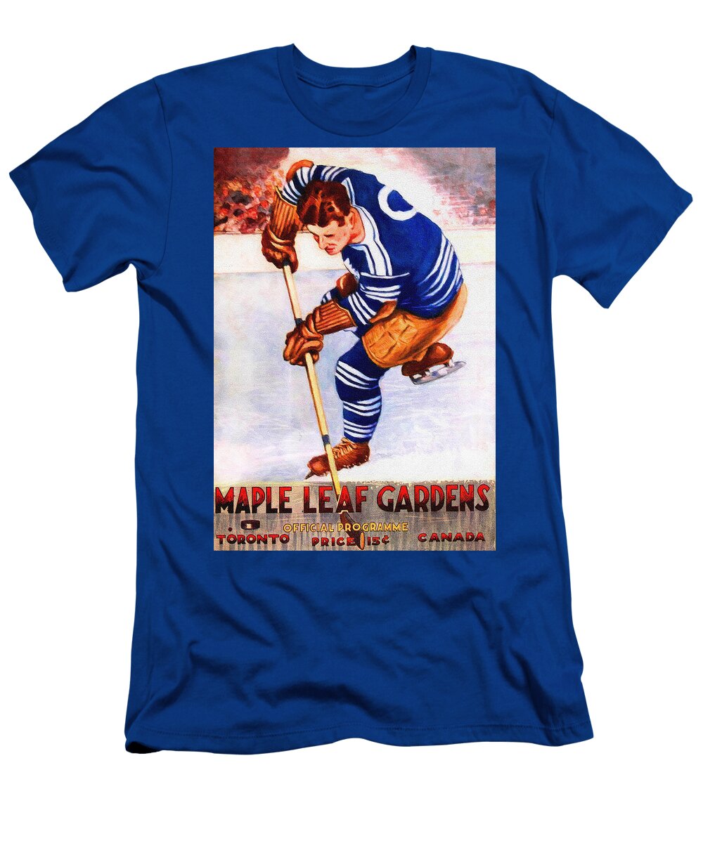 Toronto Maple Leafs Vintage Program Two Big 88 Artworks T-Shirt