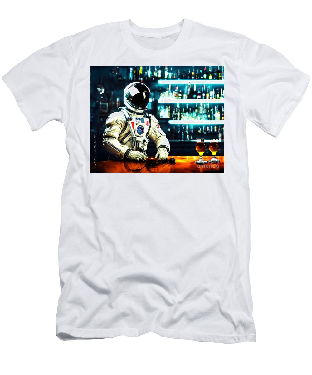Tough Day At the International Space Station Office 20230304f2 Wingsdomain Art and Photography T-Shirt