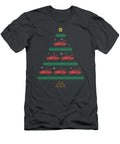 Tow Truck Ugly Christmas Wrecker Xmas Tree Towing Trucker Sania Gioia T-Shirt