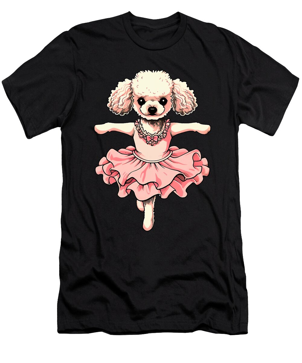 Toy Poodle Ballerina Funny Dog Ballet Yah Lishr T-Shirt